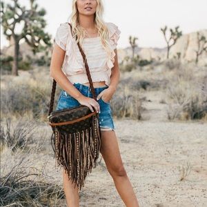 Vintage Boho Bag Louis Vuitton Crossbody Handbag